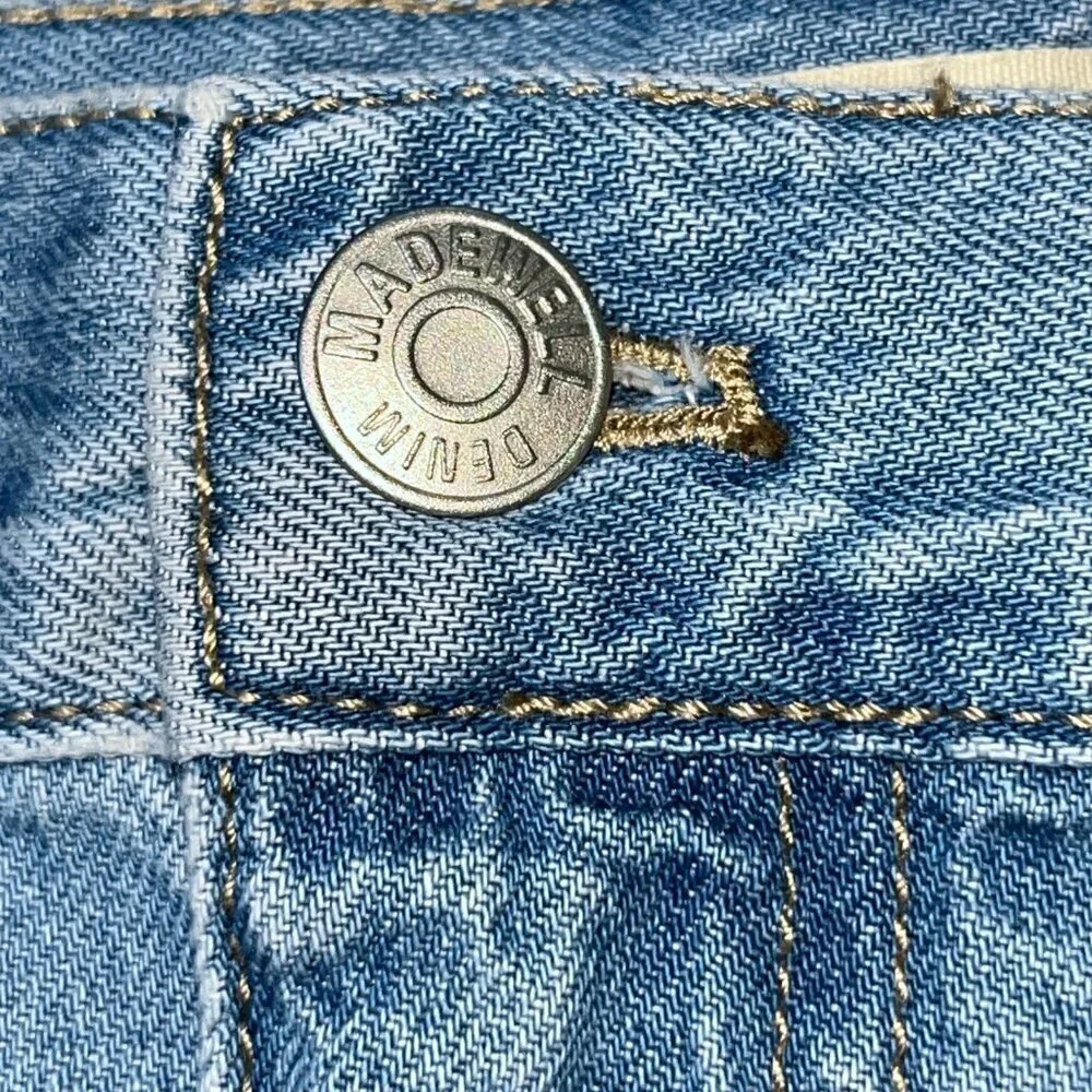 Madewell pleated denim